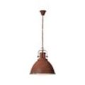 BRILLIANT Lampe Jesper Pendelleuchte 47cm Glas rostfarbend 1x A60, E27, 60W, geeignet für Normallampen (nicht enthalten) Kette ist kürzbar
