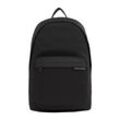 Rucksack TOMMY HILFIGER "TH ELEMENT REPREVE BACKPACK", Gr. B/H/T: 31cm x 46cm x 11cm, schwarz, Lederimitat, Textil, sportlich, Rucksäcke, Men Freizeitrucksack, Freizeit-Bag mit zwei Innenfächern