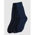 Socken mit elastischem Rippenbündchen im 6er-Pack