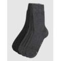 Socken mit elastischem Rippenbündchen im 6er-Pack