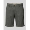 Regular Fit Bermudas mit Strukturmuster Modell 'FURY'