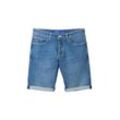 TOM TAILOR Herren TTJOSH Regular Slim Jeans Shorts, blau, Uni, Gr. 30