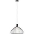 BRILLIANT Pendelleuchte "Blacky", schwarz (schwarz matt), Ø 40cm H: 135,5cm, Lampen, Hängelampe 40cm schwarz matt