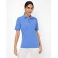 Brax Damen Polo Style CLEO sapphire blue, Blau, Gr. 34