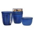 Mepal Snackpot-Set 3-tlg. blue RANGE Vivid Blue