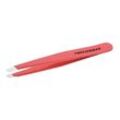 Tweezerman - Slant Tweezer - Schräge Pinzette, Geranium - tweezer Fashion Color Slant