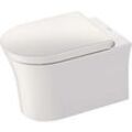 Duravit White Tulip WC-Sitz 0027090000 mit Absenkautomatik, abnehmbar, Scharniere Edelstahl, weiß