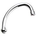 Grohe Auslauf chrom, Ausladung 140 mm, schwenkbar