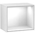 Villeroy und Boch Finion Regalmodul G590GFGF 41,8x35,6cm, Ladestation, Emotion, Regal Glossy White, Glossy white lacquer