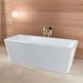 Villeroy & Boch Squaro Edge 12 Badewanne UBQ180SQE7PDV01, 180x80cm, weiss, inkl. Schürze