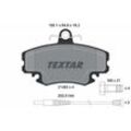 TEXTAR Bremsbelagsatz, Scheibenbremse vorne rechts links für RENAULT DACIA PEUGEOT ALPINE CITROËN LIFAN 410602192R 6000008018 7702295181 2146304