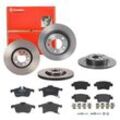 BREMBO Bremsensatz-Vorn und hinten Bremsensatz, Scheibenbremse vorne rechts links innenbelüftet 308mm für FIAT VAUXHALL SAAB OPEL 5122833 5084769 9316