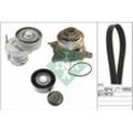 INA Wasserpumpe + Keilrippenriemensatz mit für SKODA VW SEAT AUDI 03F145276 074145933AJ 03F121004F 529 0534 30