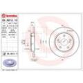 BREMBO Bremsensatz-Vorn und hinten Bremsensatz, Scheibenbremse vorne rechts links innenbelüftet 270mm für TOYOTA 044650F012 044650F011 044650F010 SG00