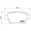 BREMBO Bremsensatz-Vorn und hinten Bremsensatz, Scheibenbremse vorne rechts links Gelocht 308mm für AC GENERAL MOTORS FIAT SATURN VAUXHALL SAAB OPEL 5