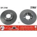 TRW Bremsscheibe vorne rechts links belüftet 239mm für VW SEAT 6NO615301C 6N0615301F 6N0615301C DF2780