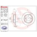 BREMBO Bremsensatz-Vorn und hinten Bremsensatz, Scheibenbremse vorne rechts links innenbelüftet 280mm für HYUNDAI KIA (DYK) (BEIJING) 51712A6000 58101