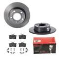 BREMBO Bremsensatz, Scheibenbremse hinten rechts links voll 255mm für SKODA VW SEAT PEUGEOT (FAW) RELY (SVW) AUDI LANCIA DS RENAULT ROEWE (SAIC) ZHONG