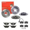 BREMBO Bremsensatz-Vorn und hinten Bremsensatz, Scheibenbremse vorne rechts links innenbelüftet 230mm für SKODA VW (SVW) BRILLIANCE SEAT (FAW) AUDI L6