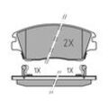 MEYLE Bremsbelagsatz, Scheibenbremse MEYLE-ORIGINAL: True to OE. vorne rechts links für HYUNDAI KIA 58101-D7A10 58101F2A50 58101D7A10 025 223 2917