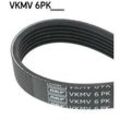 SKF Keilrippenriemen schwarz für SKODA VW PEUGEOT SEAT FIAT CITROËN AUDI LANCIA NISSAN HONDA 1K0260849A 1K0260849B 06K260849A VKMV 6PK1100