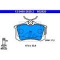 ATE Bremsensatz-Vorderachse Bremsensatz, Scheibenbremse vorne hinten rechts links belüftet 256mm für SKODA SEAT PEUGEOT CITROËN VAG E172197 2QB698451