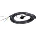 efuturo Ladekabel gerade, Ende offen, auf Typ 1, mit Wallbox-Anschluss, 1 Phase, 5 m, bis zu 7,4 kW
