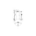 hansgrohe Raindance Select S Showerpipe 240mm 2jet 15l/min mit Thermostat, Chrom 27129000