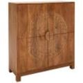 Livetastic Sideboard Cotonou , Natur , Holz , Mangoholz,Mangoholz,Mangoholz , massiv , Boho , 2 Fächer , 100x110x40 cm , handgemacht , Schlafzimmer,