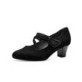 Pumps JANA, Damen, Gr. 38, schwarz, Textil, Textil, feminin, Schuhe