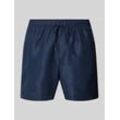 Badehose mit Label-Stitching