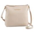 Umhängetasche VALENTINO BAGS "CROSSBAG PANSY", Damen, Gr. B/H/T: 24cm x 24cm x 7cm, beige (ecru), Polyurethan, Taschen, Schultertasche Handtasche Damen Mini Bag