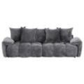 Bigsofa , Anthrazit , Textil , 3,5-Sitzer , Füllung: Polyester , 265x67x130 cm , Rücken echt, Stoffauswahl , Wohnzimmer, Sofas & Couches, Sofas,