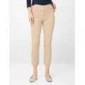 Raphaela by Brax Damen Five-Pocket-Hose Style LAURA 6/8 SAND, Beige, Gr. 46