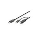 Digitus 4K HDMI Adapterkabel - HDMI auf DisplayPort