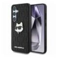 Karl Lagerfeld Samsung Galaxy S25 Plus Monogram Choupette Head Hülle