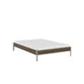 Bettgestell KARUP DESIGN "CORE BED Bodenbett, Holzrahmen, Futonbett, Jugendbett, Holzbett", 140, B:146cm H:34cm L:206cm, Betten, Massivholzbett mit Lattenrost, Kiefer massiv, Doppelbett ohne Kopfteil