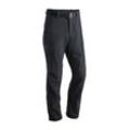 Funktionshose MAIER SPORTS "Nil", Herren, Gr. 23, Kurzgrößen, schwarz, 90% Polyamid, 10% Elasthan, Hosen, Herren Wanderhose, atmungsaktive Outdoor-Hose mit Roll up Funktion