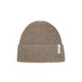 Beanie MARC O'POLO "mit luxuriöser Kaschmirwolle", Damen, braun (shaded braun melange), Obermaterial: 80% Schurwolle, 20% Kaschmir, Mützen