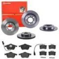 BREMBO Bremsensatz-Vorn und hinten Bremsensatz, Scheibenbremse vorne rechts links innenbelüftet 288mm für SKODA VW SEAT AUDI FORD YM212M008AA 1205695