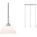 PAULMANN LED Pendelleuchte "Parana", weiß (weiß, chromfarben), B:69,0cm, Lampen, GU10
