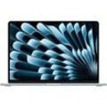 APPLE MacBook Air (2025), MC7C4D/A, Notebook, mit 15,3 Zoll Display, Apple M4, 16 GB RAM, 512 SSD, Himmelblau, macOS