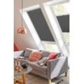 Dachfensterplissee SUNLINES "StartUp Style Honeycomb TL", grau (anthrazit, weiß), B:97,3cm H:121,5cm, Obermaterial: 100% Polyester, Plissees, mit Führungsschienen