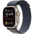 Apple Watch Ultra (2022) GPS + Cellular 49 mm - Titan Titan Natur - Alpine loop Blau