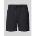 Regular Fit Shorts mit Strukturmuster Modell 'JAIDEN MASSIMO'