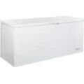 GastroHero Tiefkühltruhe ECO 550 mit Klappdeckel und 4 Rollen