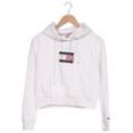 Tommy Jeans Damen Kapuzenpullover, weiß, Gr. 36