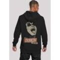 Kapuzenpullover F4NT4STIC "Kiss Demon Rock", Herren, Gr. L, schwarz, Obermaterial: 65% Baumwolle, 35% Polyester, casual, slim fit, Langarm, Pullover, Premium Qualität