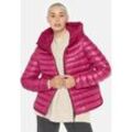 Steppjacke FUCHS SCHMITT "Steppjacke", Damen, Gr. 36, pink, 100% Polyester, unifarben, casual, normal, ohne Ausschnitt, Langarm, Jacken, mit Kapuze