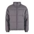 Winterjacke URBAN CLASSICS "Urban Classics Basic Puffer Winter Jacket", Herren, Gr. L, grau (cloudgrau), 100% Polyamid, unifarben, klassisch, normal, ohne Ausschnitt, Langarm, Jacken